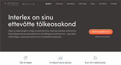 Desktop Screenshot of interlex.ee