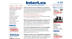 Desktop Screenshot of interlex.it